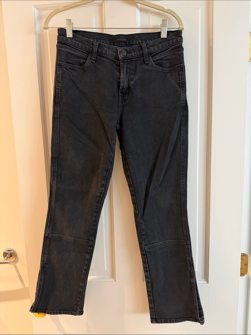 J Brand Women's Straight Leg Jeans in Black - Classic Everyday Style